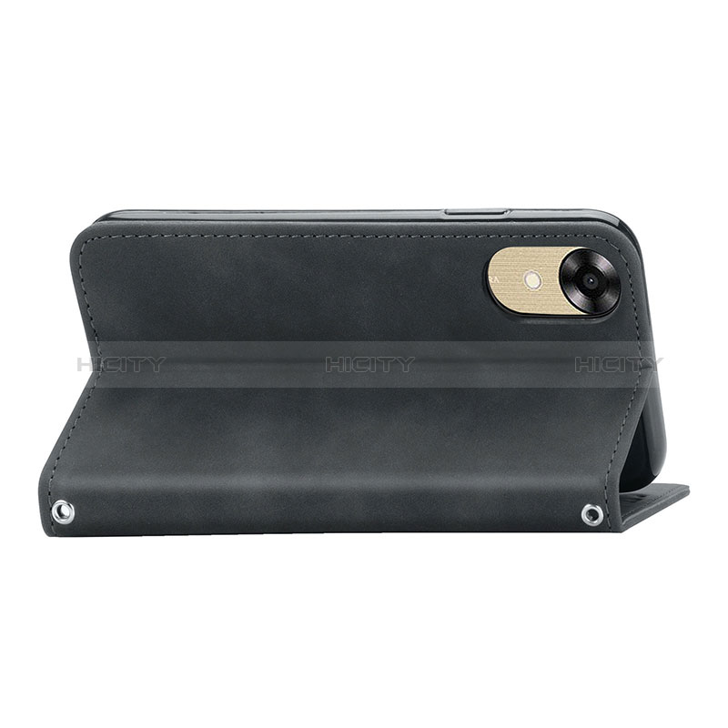 Custodia Portafoglio In Pelle Cover con Supporto S04D per Oppo A17K