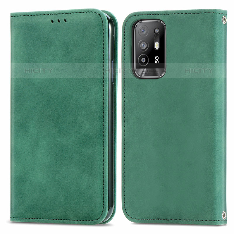 Custodia Portafoglio In Pelle Cover con Supporto S04D per Oppo A94 5G