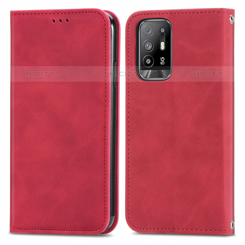 Custodia Portafoglio In Pelle Cover con Supporto S04D per Oppo A94 5G