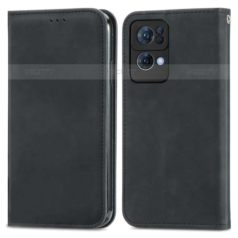 Custodia Portafoglio In Pelle Cover con Supporto S04D per Oppo Reno7 Pro 5G