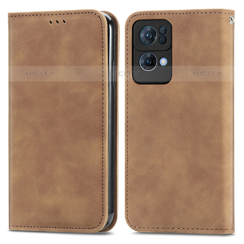 Custodia Portafoglio In Pelle Cover con Supporto S04D per Oppo Reno7 Pro 5G