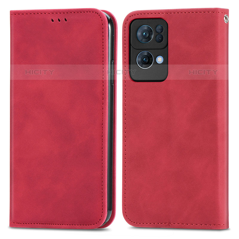 Custodia Portafoglio In Pelle Cover con Supporto S04D per Oppo Reno7 Pro 5G