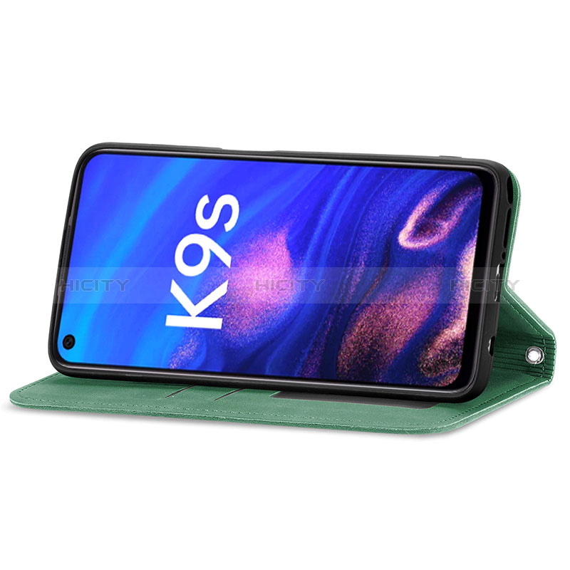 Custodia Portafoglio In Pelle Cover con Supporto S04D per Realme 9 SE 5G