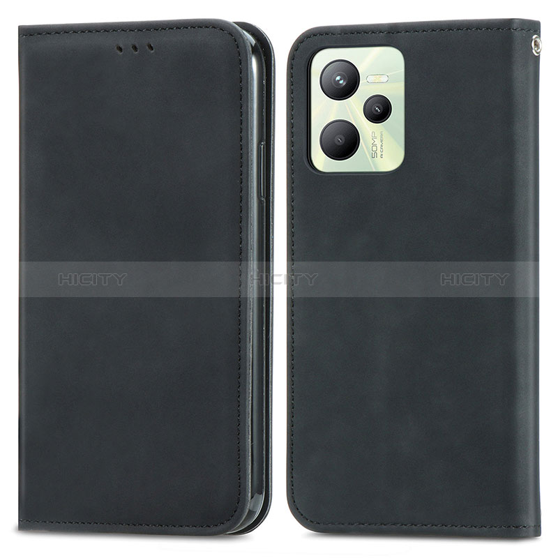 Custodia Portafoglio In Pelle Cover con Supporto S04D per Realme C35