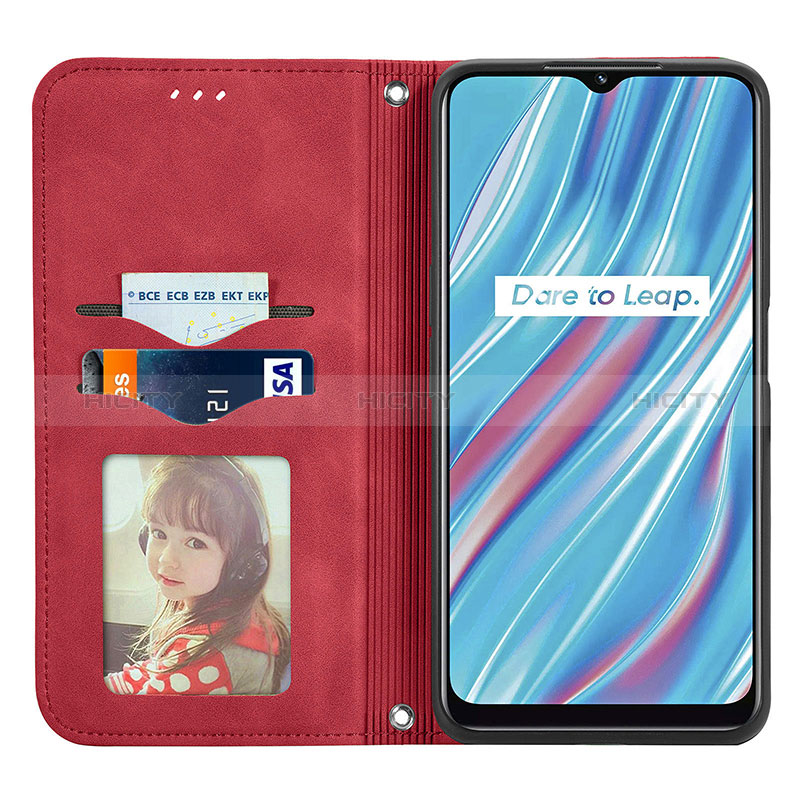 Custodia Portafoglio In Pelle Cover con Supporto S04D per Realme V11s 5G