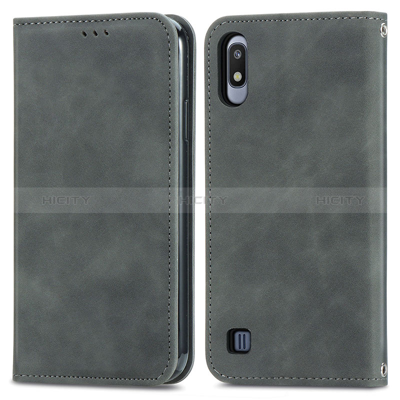 Custodia Portafoglio In Pelle Cover con Supporto S04D per Samsung Galaxy A10