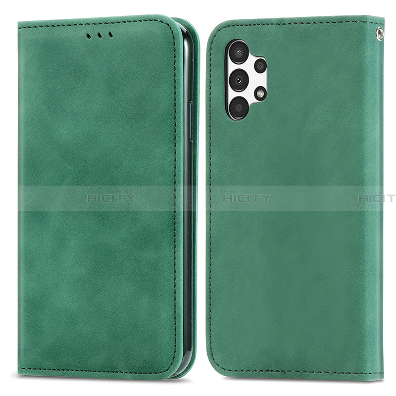 Custodia Portafoglio In Pelle Cover con Supporto S04D per Samsung Galaxy A13 4G