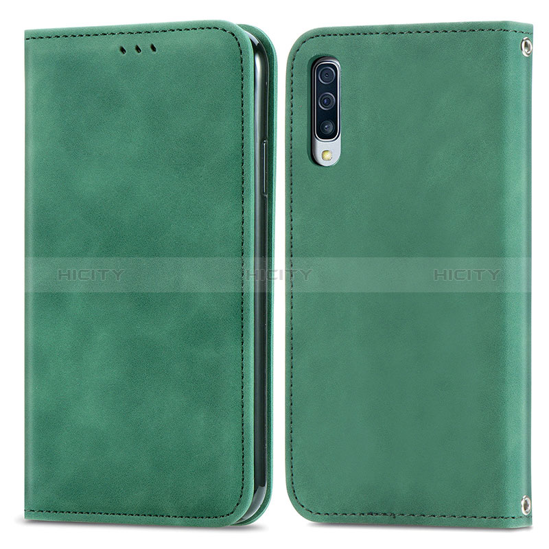 Custodia Portafoglio In Pelle Cover con Supporto S04D per Samsung Galaxy A30S