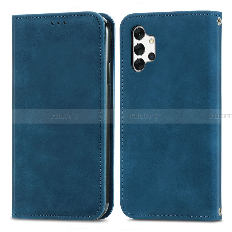 Custodia Portafoglio In Pelle Cover con Supporto S04D per Samsung Galaxy A32 4G