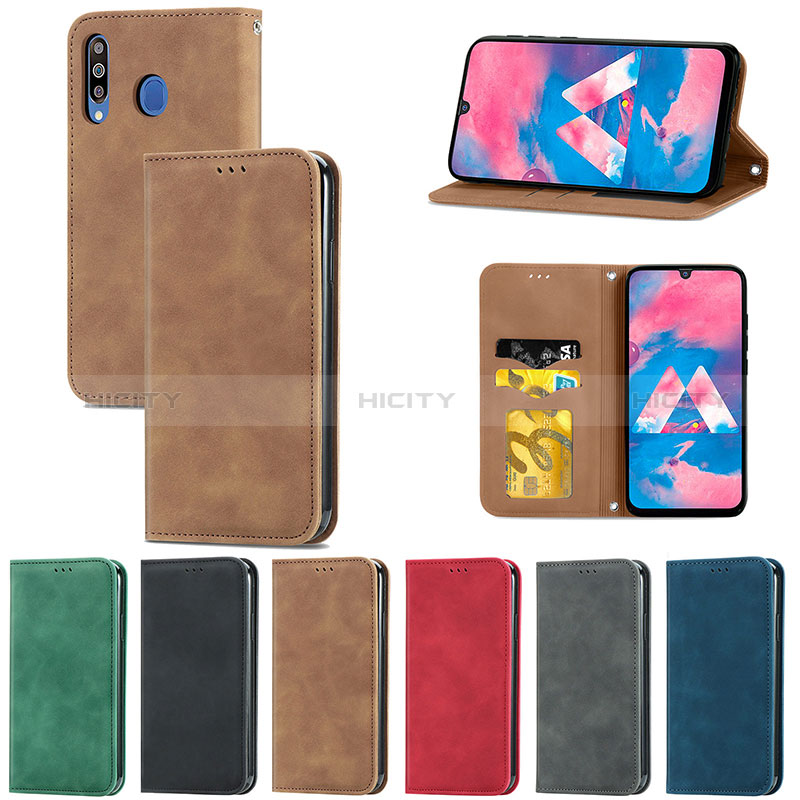 Custodia Portafoglio In Pelle Cover con Supporto S04D per Samsung Galaxy A40s