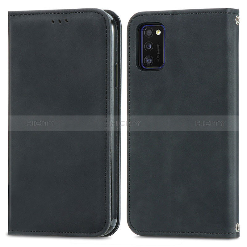 Custodia Portafoglio In Pelle Cover con Supporto S04D per Samsung Galaxy A41