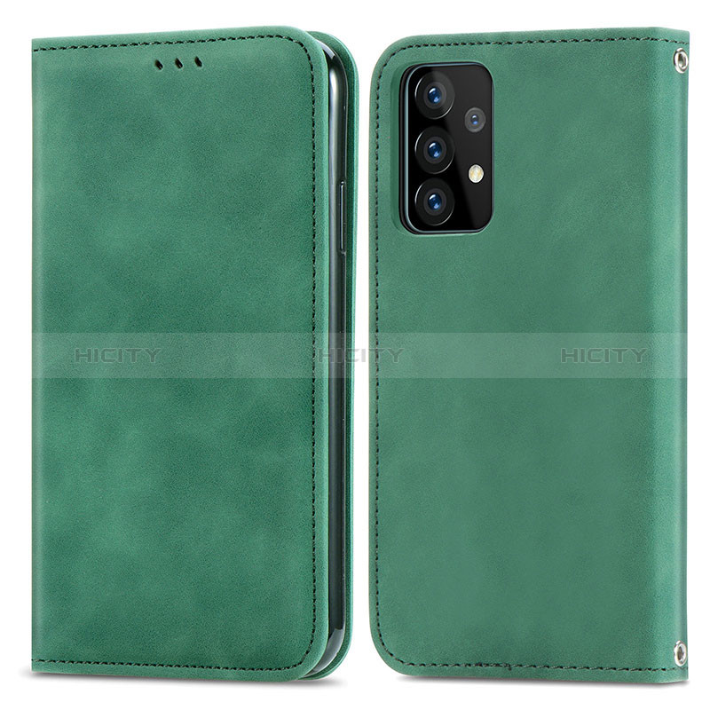 Custodia Portafoglio In Pelle Cover con Supporto S04D per Samsung Galaxy A52s 5G