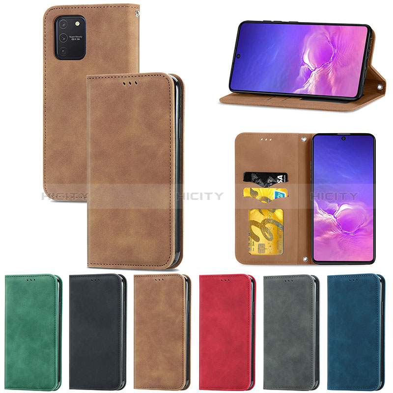 Custodia Portafoglio In Pelle Cover con Supporto S04D per Samsung Galaxy A91