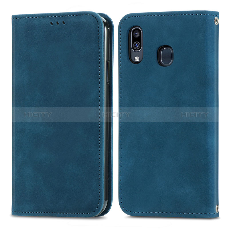 Custodia Portafoglio In Pelle Cover con Supporto S04D per Samsung Galaxy M10S