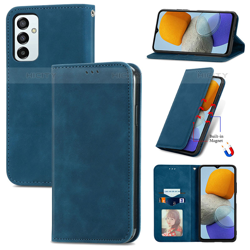 Custodia Portafoglio In Pelle Cover con Supporto S04D per Samsung Galaxy M23 5G