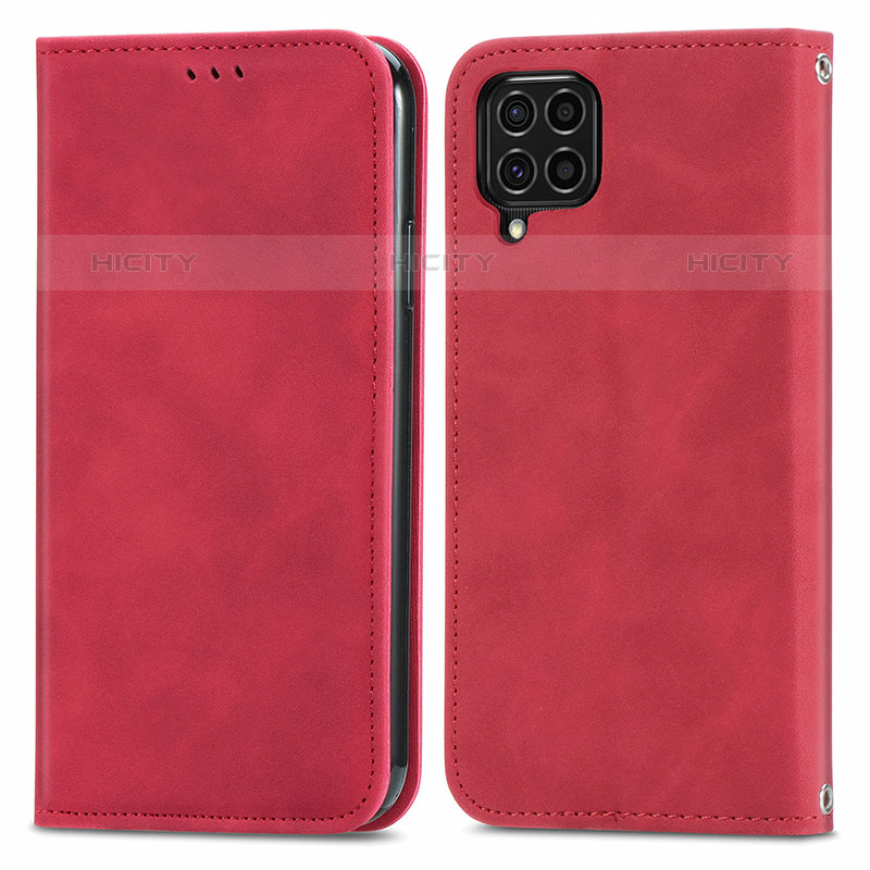 Custodia Portafoglio In Pelle Cover con Supporto S04D per Samsung Galaxy M62 4G