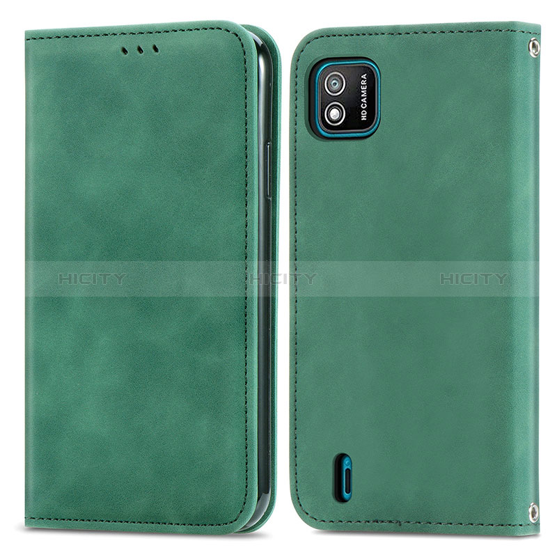 Custodia Portafoglio In Pelle Cover con Supporto S04D per Wiko Y62