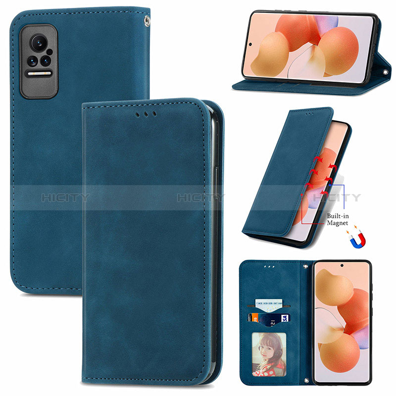 Custodia Portafoglio In Pelle Cover con Supporto S04D per Xiaomi Civi 1S 5G