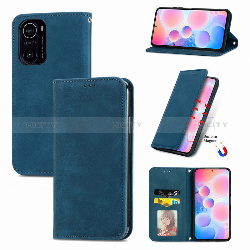 Custodia Portafoglio In Pelle Cover con Supporto S04D per Xiaomi Mi 11i 5G