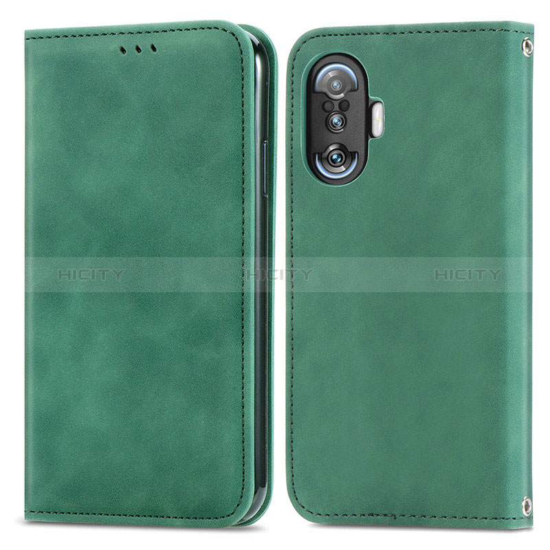 Custodia Portafoglio In Pelle Cover con Supporto S04D per Xiaomi Poco F3 GT 5G