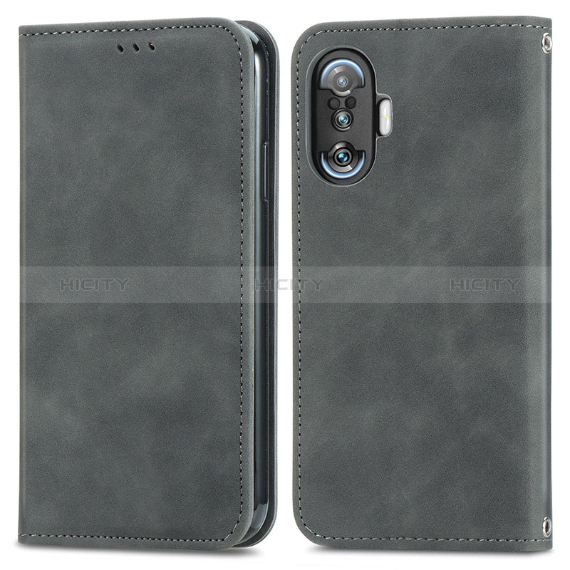 Custodia Portafoglio In Pelle Cover con Supporto S04D per Xiaomi Poco F3 GT 5G