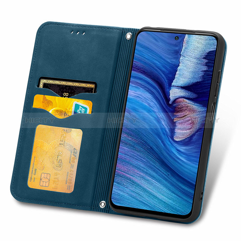 Custodia Portafoglio In Pelle Cover con Supporto S04D per Xiaomi POCO M3 Pro 5G