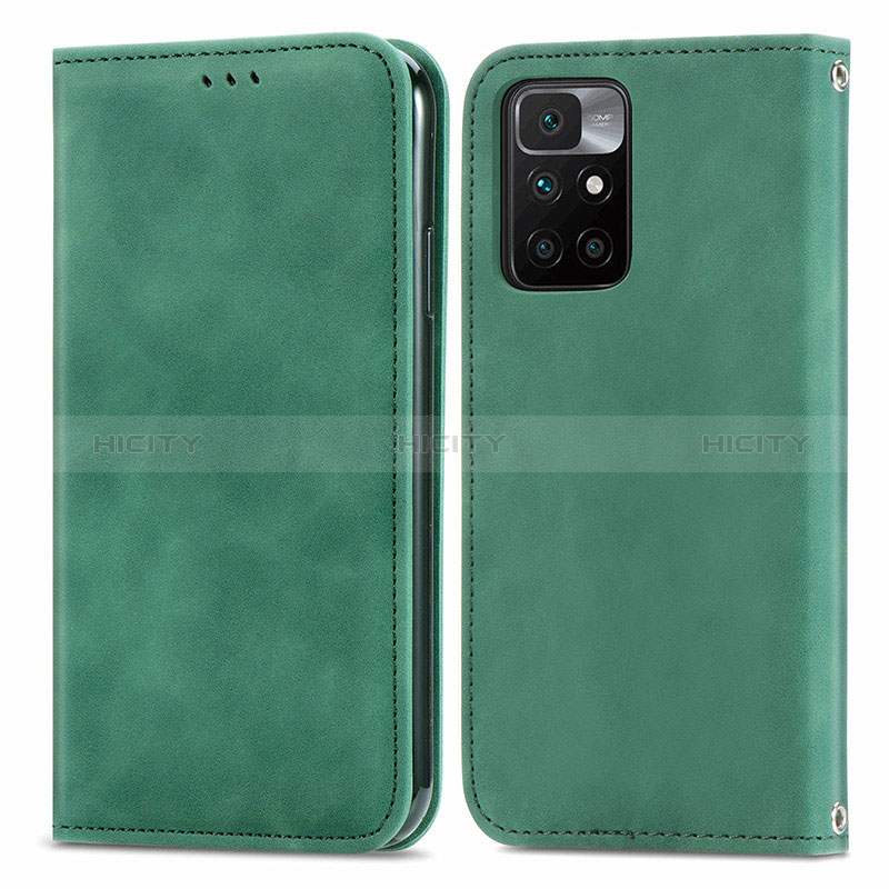 Custodia Portafoglio In Pelle Cover con Supporto S04D per Xiaomi Redmi 10 (2022)