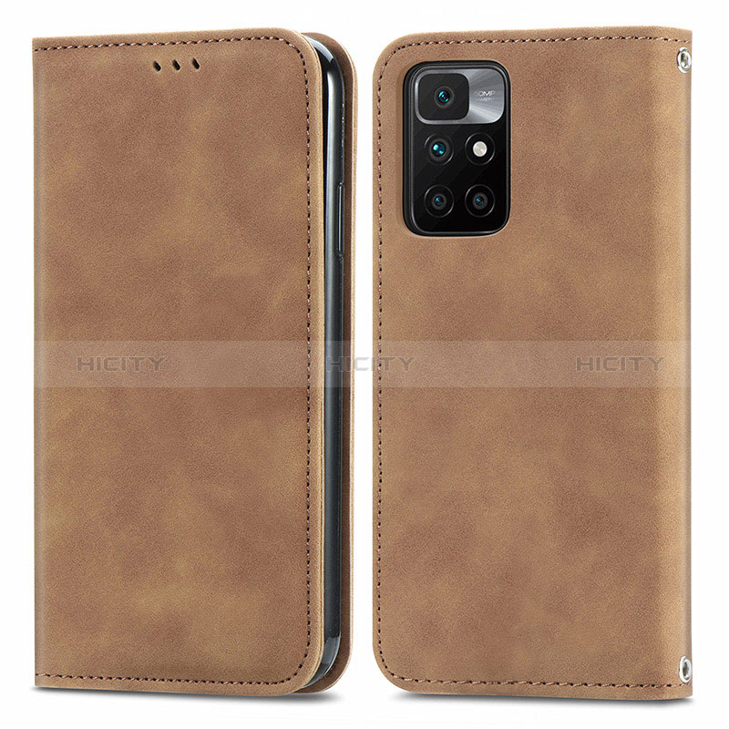 Custodia Portafoglio In Pelle Cover con Supporto S04D per Xiaomi Redmi 10 (2022)