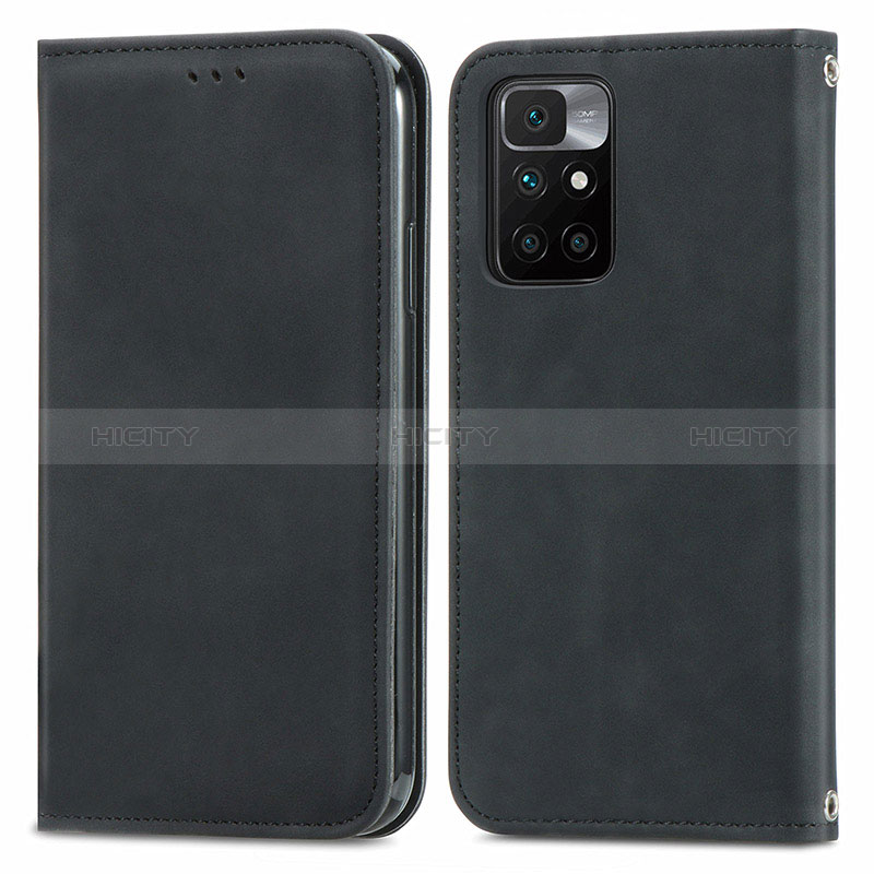 Custodia Portafoglio In Pelle Cover con Supporto S04D per Xiaomi Redmi 10 (2022)