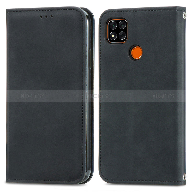 Custodia Portafoglio In Pelle Cover con Supporto S04D per Xiaomi Redmi 9 Activ