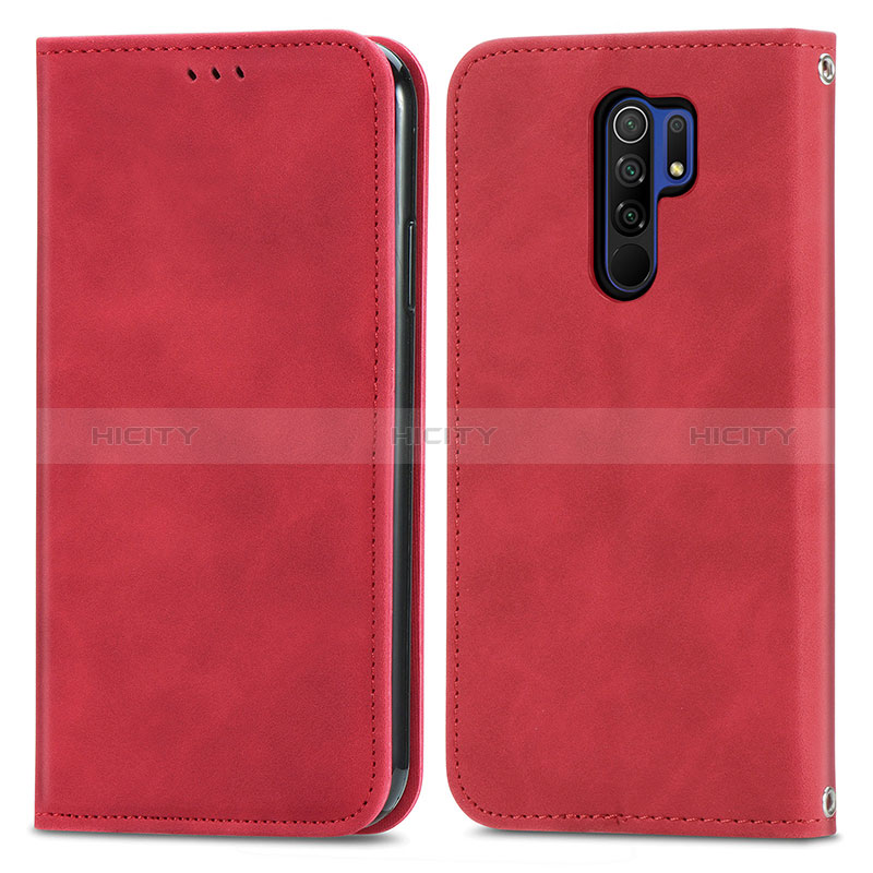 Custodia Portafoglio In Pelle Cover con Supporto S04D per Xiaomi Redmi 9 Prime India