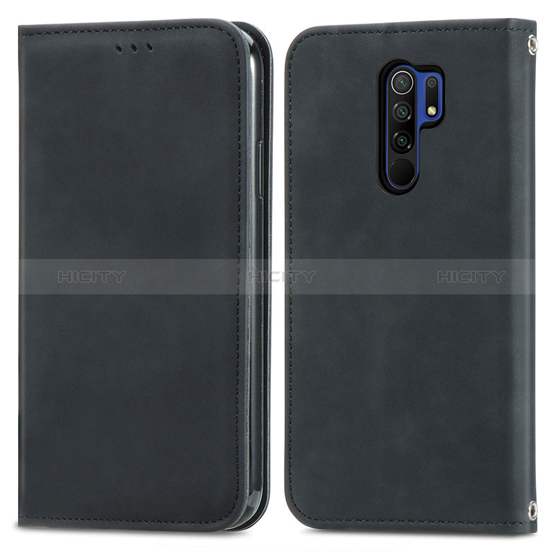 Custodia Portafoglio In Pelle Cover con Supporto S04D per Xiaomi Redmi 9 Prime India