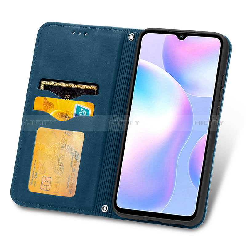 Custodia Portafoglio In Pelle Cover con Supporto S04D per Xiaomi Redmi 9A