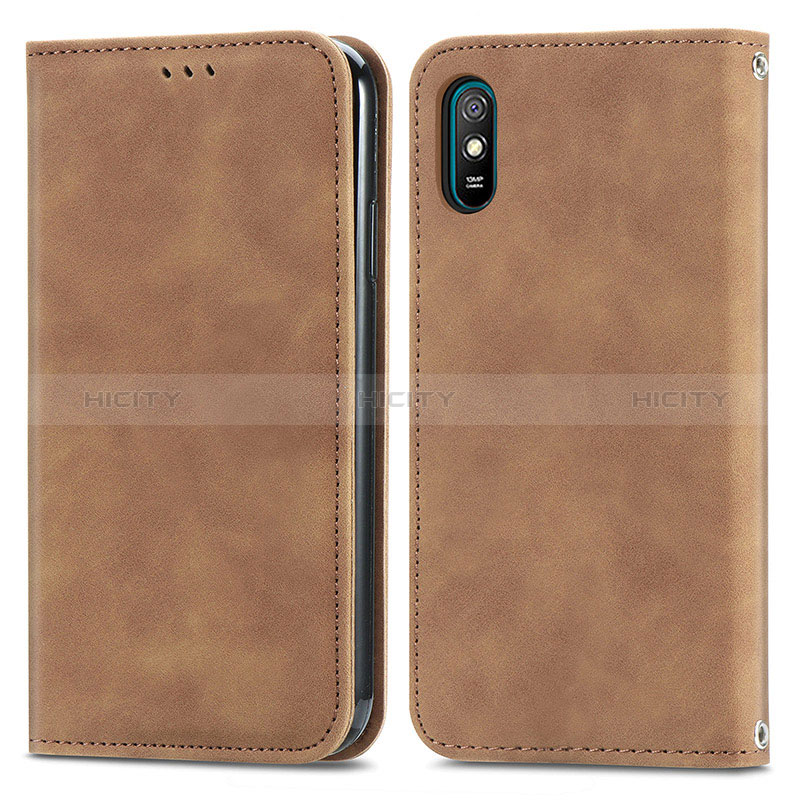 Custodia Portafoglio In Pelle Cover con Supporto S04D per Xiaomi Redmi 9A