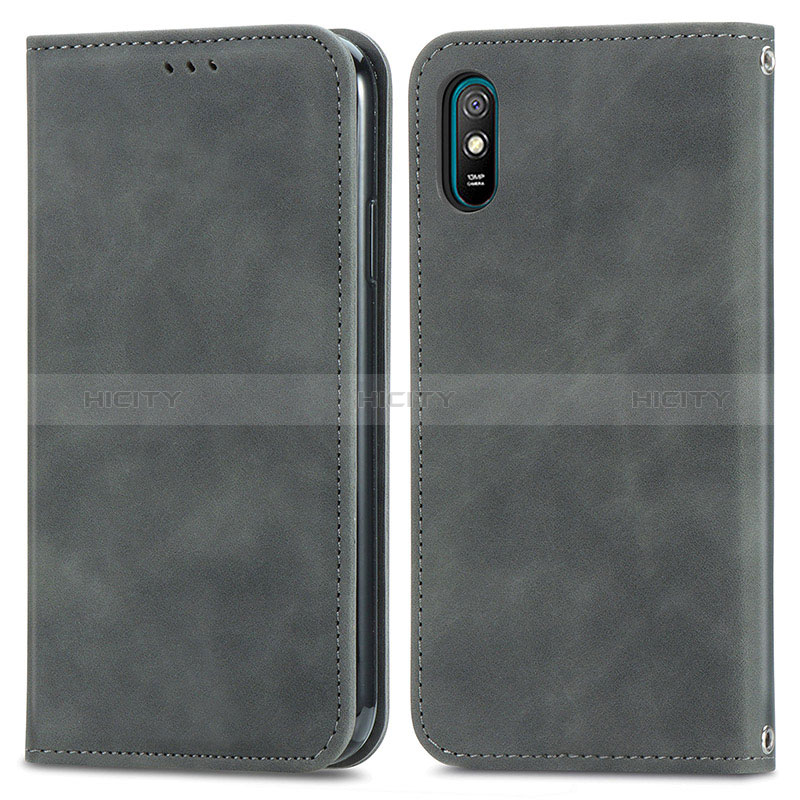 Custodia Portafoglio In Pelle Cover con Supporto S04D per Xiaomi Redmi 9A