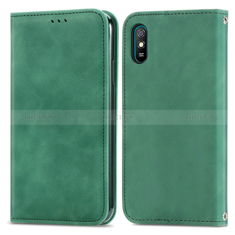 Custodia Portafoglio In Pelle Cover con Supporto S04D per Xiaomi Redmi 9i