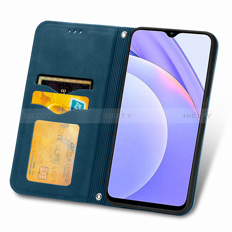 Custodia Portafoglio In Pelle Cover con Supporto S04D per Xiaomi Redmi 9T 4G