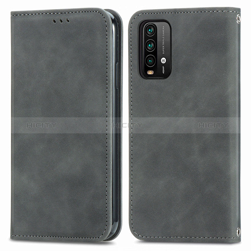 Custodia Portafoglio In Pelle Cover con Supporto S04D per Xiaomi Redmi 9T 4G