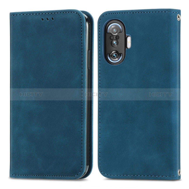 Custodia Portafoglio In Pelle Cover con Supporto S04D per Xiaomi Redmi K40 Gaming 5G