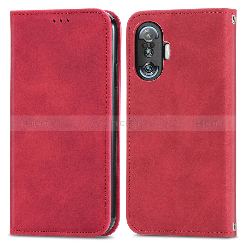 Custodia Portafoglio In Pelle Cover con Supporto S04D per Xiaomi Redmi K40 Gaming 5G