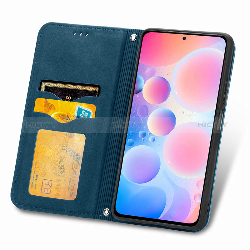 Custodia Portafoglio In Pelle Cover con Supporto S04D per Xiaomi Redmi K40 Pro+ Plus 5G