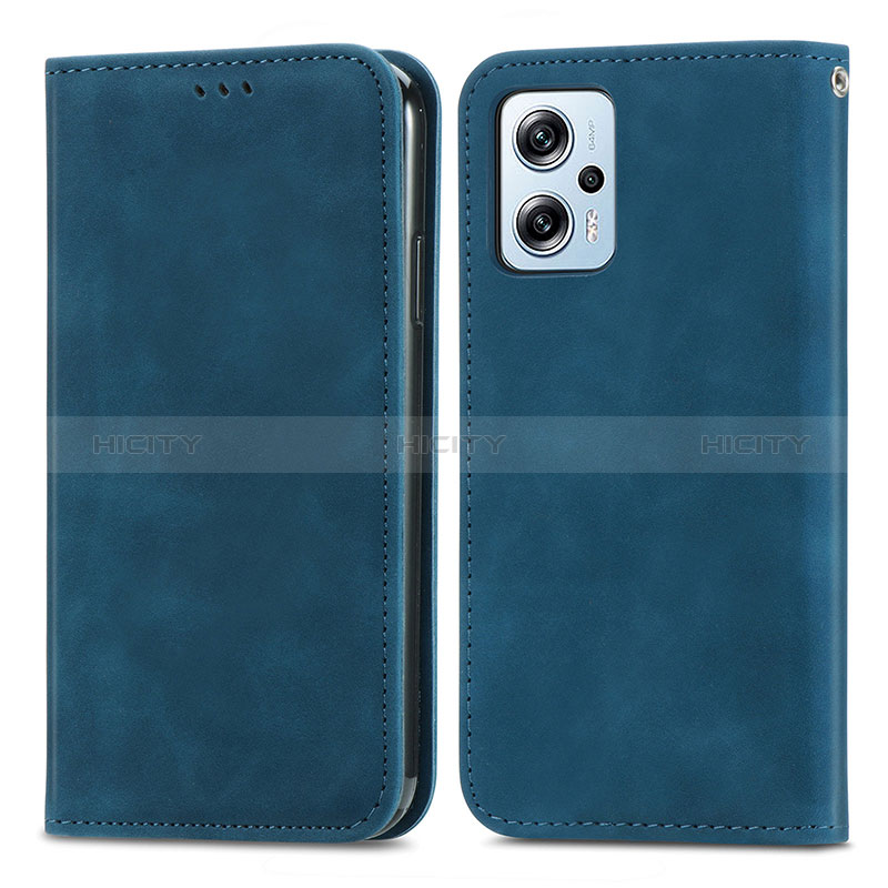 Custodia Portafoglio In Pelle Cover con Supporto S04D per Xiaomi Redmi K50i 5G