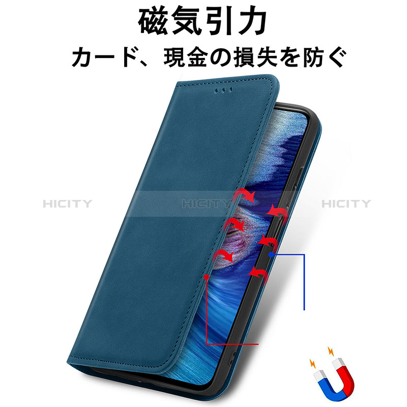 Custodia Portafoglio In Pelle Cover con Supporto S04D per Xiaomi Redmi Note 10 JE 5G