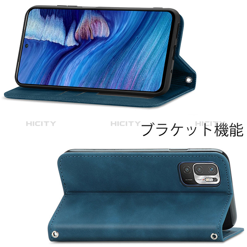 Custodia Portafoglio In Pelle Cover con Supporto S04D per Xiaomi Redmi Note 10 JE 5G