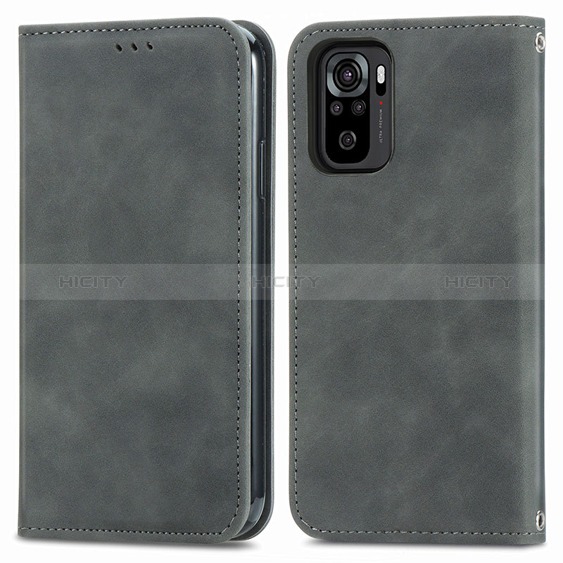 Custodia Portafoglio In Pelle Cover con Supporto S04D per Xiaomi Redmi Note 10S 4G