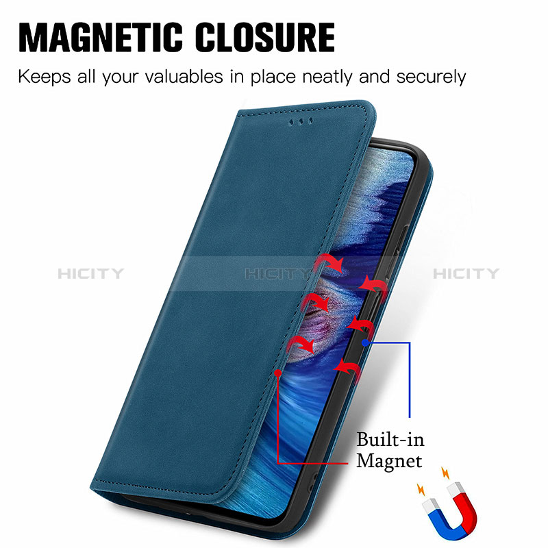 Custodia Portafoglio In Pelle Cover con Supporto S04D per Xiaomi Redmi Note 10T 5G