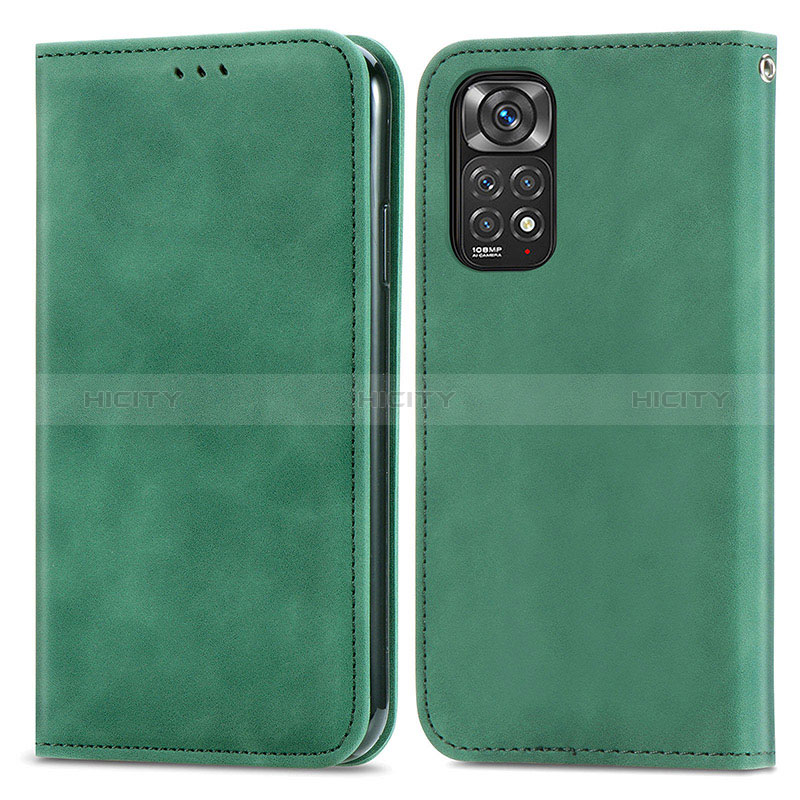 Custodia Portafoglio In Pelle Cover con Supporto S04D per Xiaomi Redmi Note 11 Pro 4G