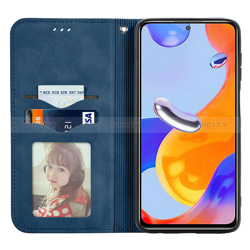 Custodia Portafoglio In Pelle Cover con Supporto S04D per Xiaomi Redmi Note 11 Pro 5G