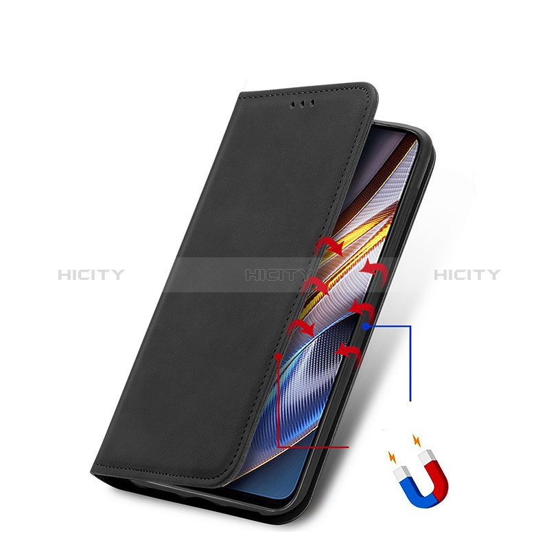 Custodia Portafoglio In Pelle Cover con Supporto S04D per Xiaomi Redmi Note 11T Pro 5G