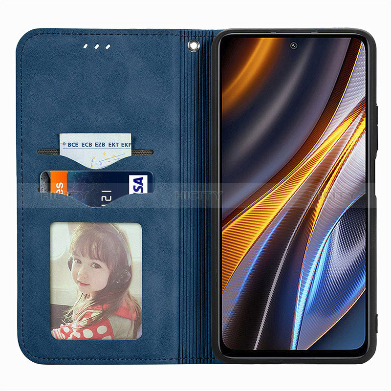 Custodia Portafoglio In Pelle Cover con Supporto S04D per Xiaomi Redmi Note 11T Pro+ Plus 5G